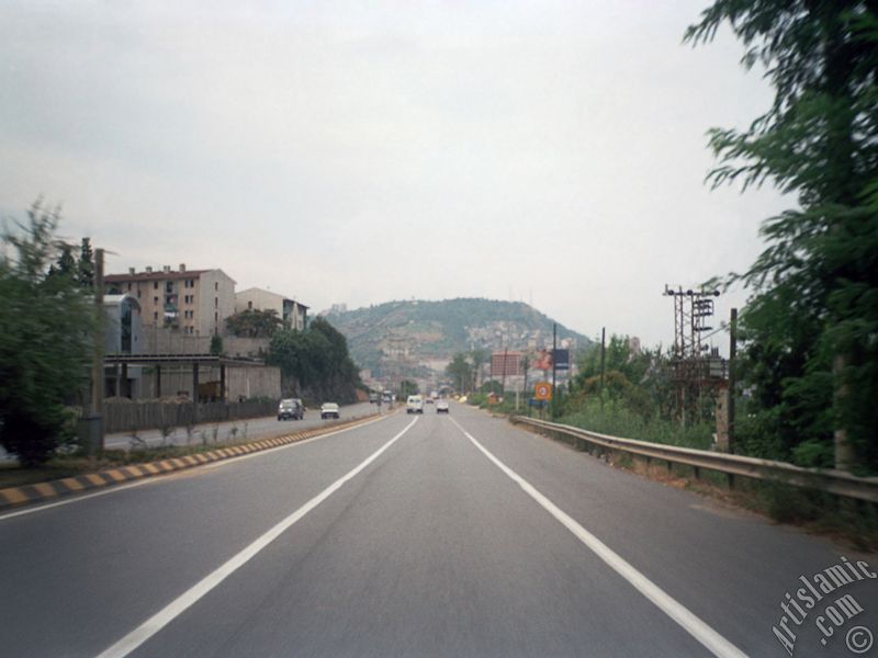 Trabzon-Of karayolundan bir manzara.
