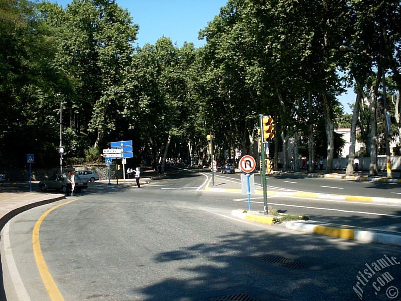 �stanbul Dolmabah�e Stad� �n�nden Be�ikta� y�n�ne bak��.
