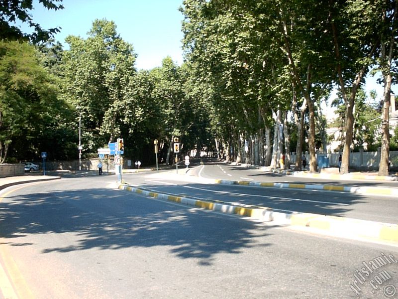 �stanbul Dolmabah�e Stad� �n�nden Be�ikta� y�n�ne bak��.

