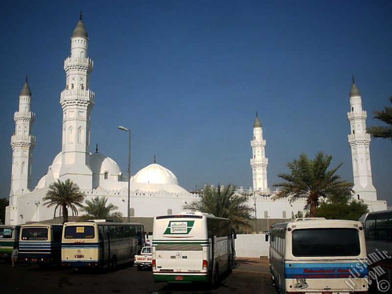 Medine`de bulunan Kuba Mescidi.
